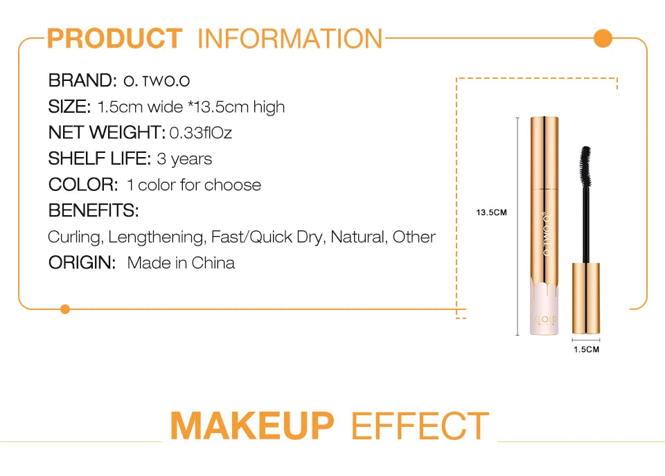 3D Lengthening Black Mascara