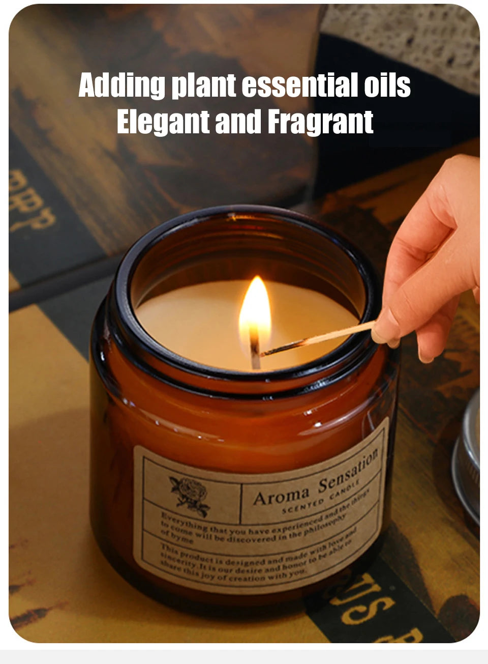 Aromatic Soy Wax Candle