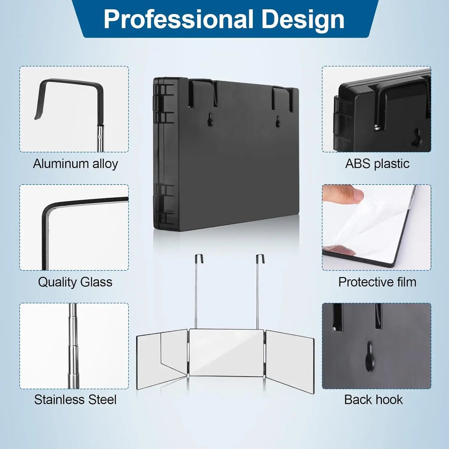 Trifold Compact Mirror