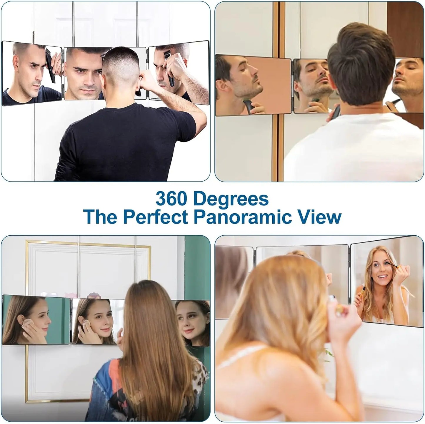 Trifold Compact Mirror