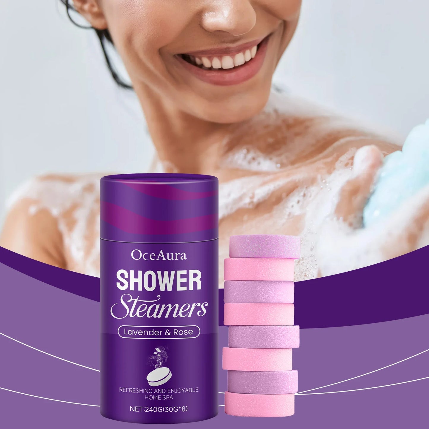 Rose Lavender Shower Steamers