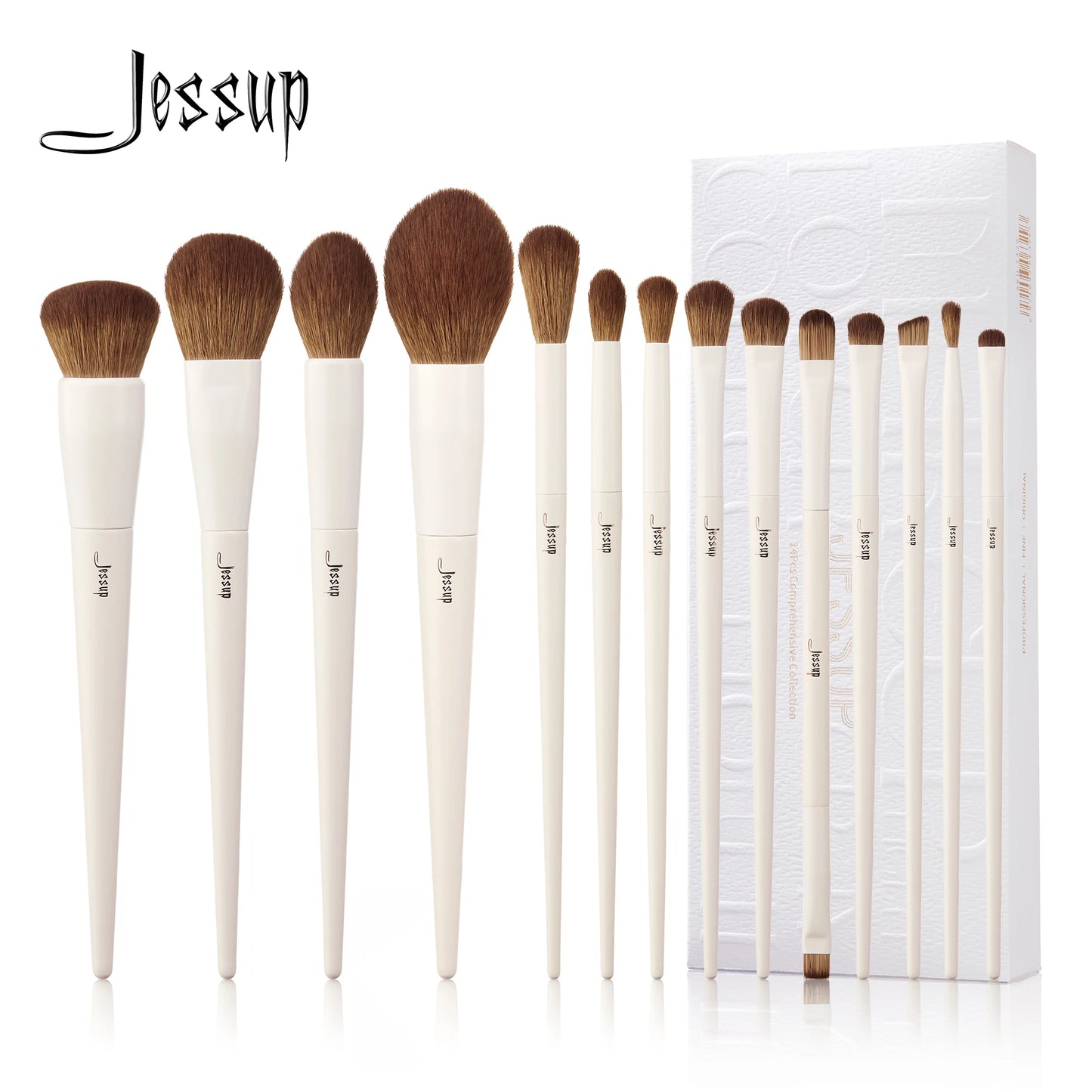 Jessup 14pc Makeup Brush Set