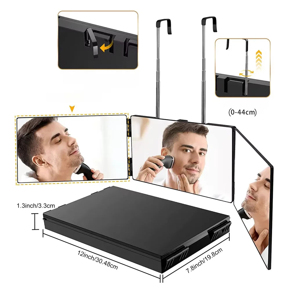 Trifold Compact Mirror