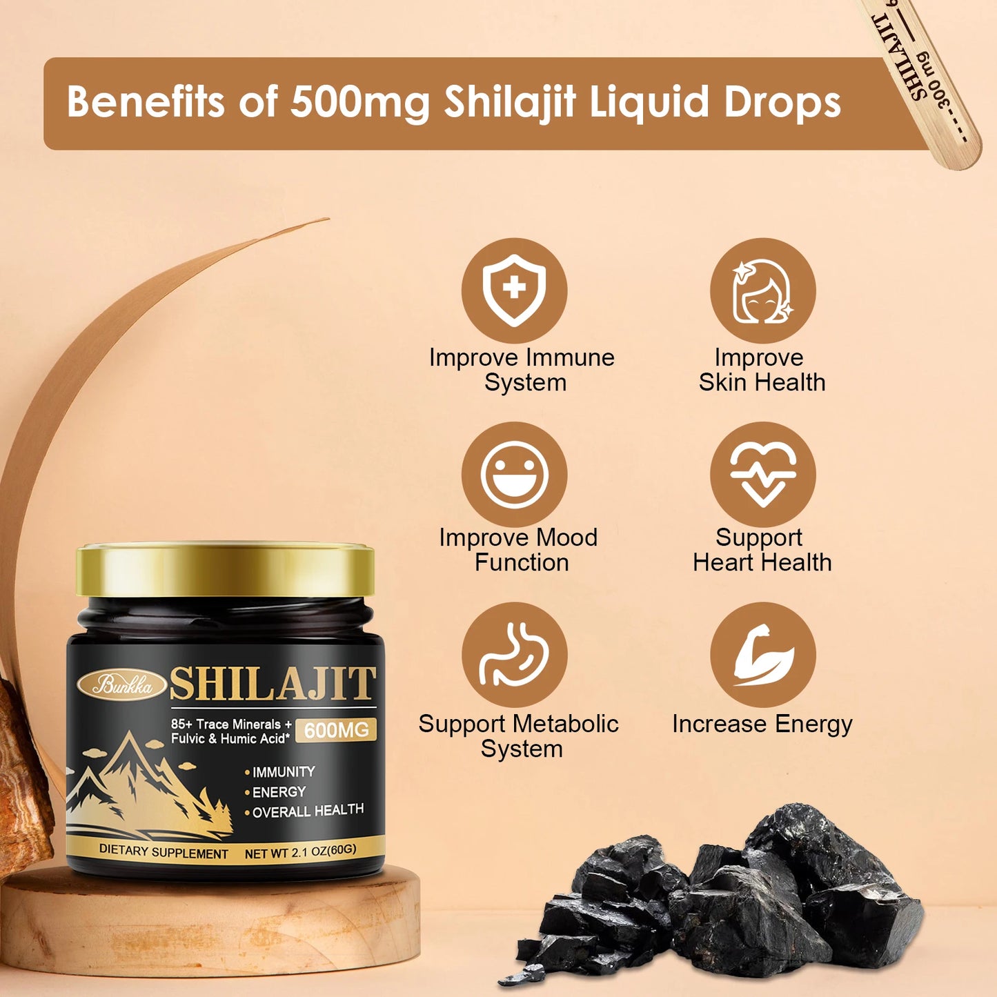 Pure Himalayan Shilajit Resin
