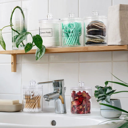 Acrylic Qtip Holder Set