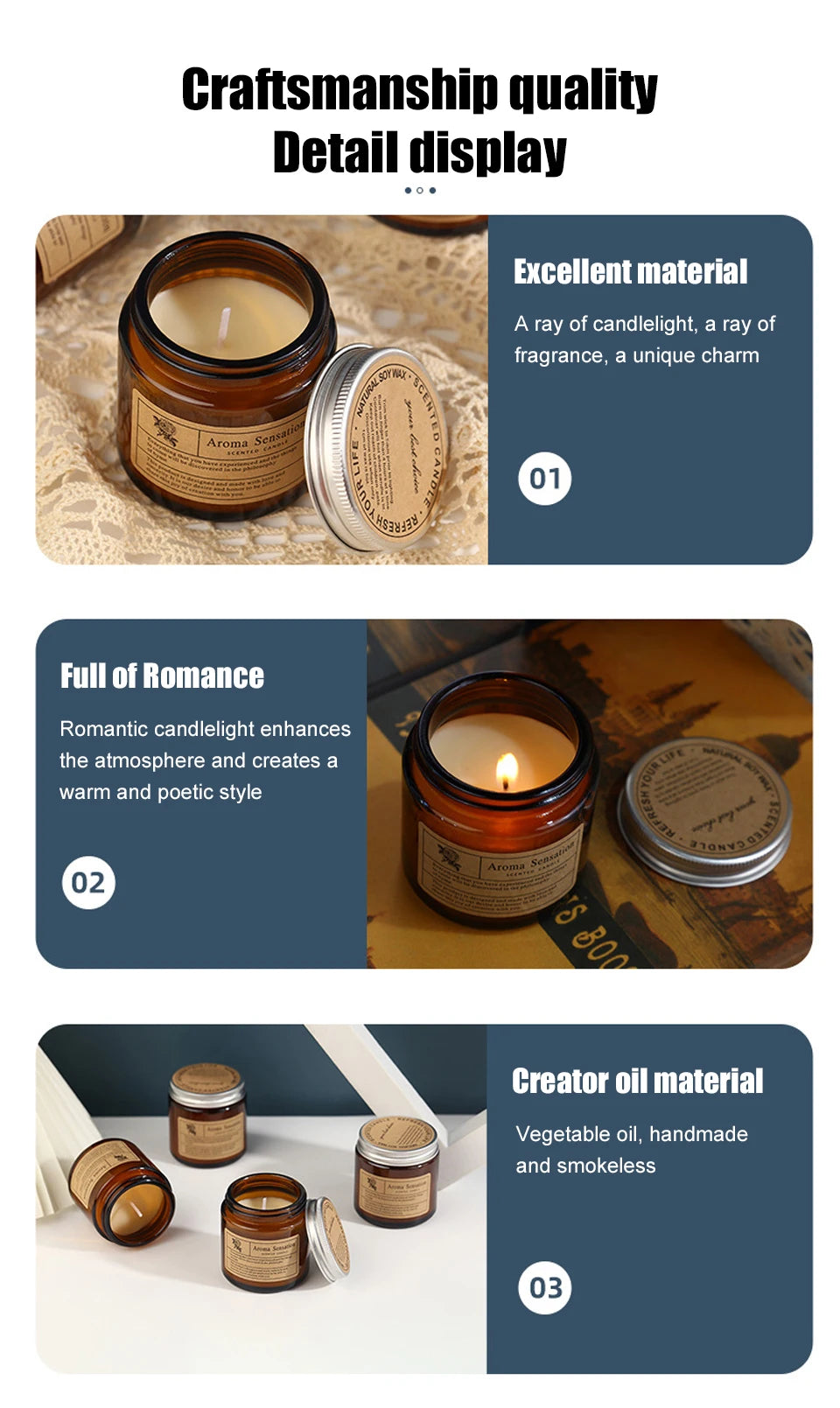 Aromatic Soy Wax Candle