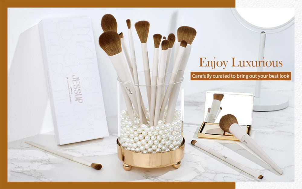 Jessup 14pc Makeup Brush Set